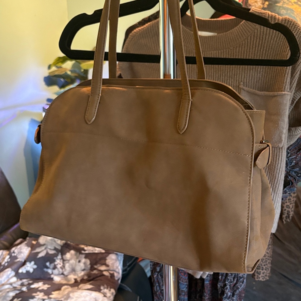 a new day Tan Shoulder Bag